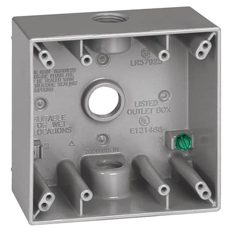 4 metal electrical box|4 square weatherproof electrical box.